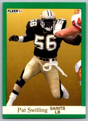 1991 Fleer Pat Swilling New Orleans Saints #303 - Image 1 of 2