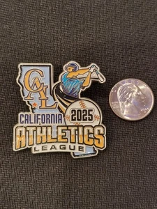 Cooperstown Baseball Trading Pin 2025 California Athletics League - Picture 1 of 2