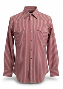 Camisa vaquera occidental Panhandle delgada para hombre talla L-Xl - Imagen 1 de 8