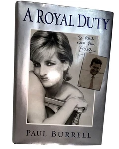 A Royal Duty By Paul Burrell Hardcover Book Princess Diana Royal Family - Picture 1 of 4