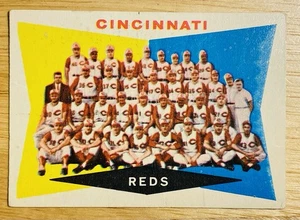 Equipo de béisbol 1960 Topps Cincinnati Reds #164 en muy buen estado - Imagen 1 de 2