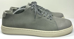 Hermo Leather Sneakers Gray Driving Shoes Men's EU 44 US 10.5 Made in Portugal - Picture 1 of 9