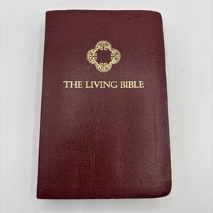 The Living Bible Paraphrased 1971 Tyndale House Red Letter Concordance - Foto 1 di 8