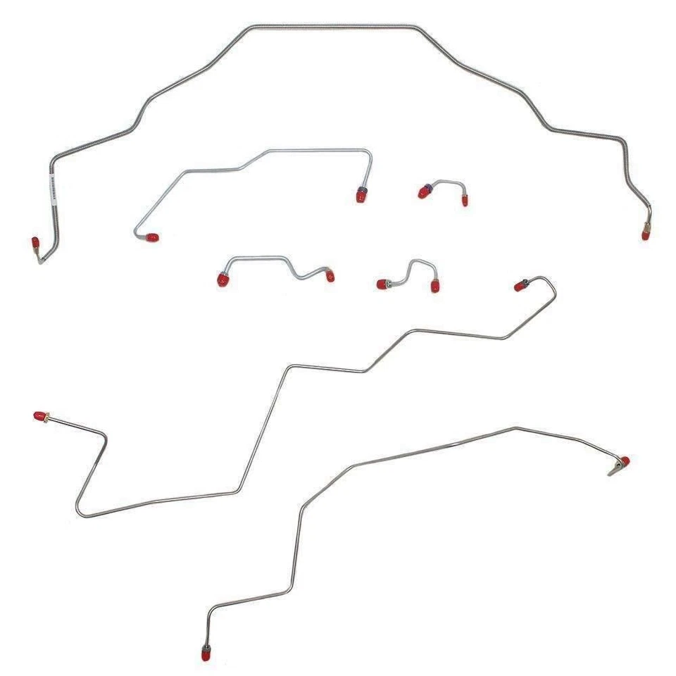 Kit de línea de freno delantero para Dodge Ram 2500 1995-1997 2x2|AWD AWABS-WKT9502SS Foto 1 de 1