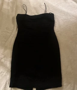 LINDA ALLARD ELLEN TRACY women’s black sleeveless strapless silk dress Petite 6 - Picture 1 of 6