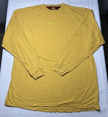 VTG Mecca 90's Y2K Men's Hip Hop Streetwear Urban Pullover Size 3XL XXXL Mustard - Image 1 of 4