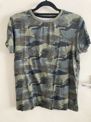 Camouflage 13-14 Short Sleeve 100% Cotton Top Everyday Casual Outdoors Camo Boys - Image 1 of 4