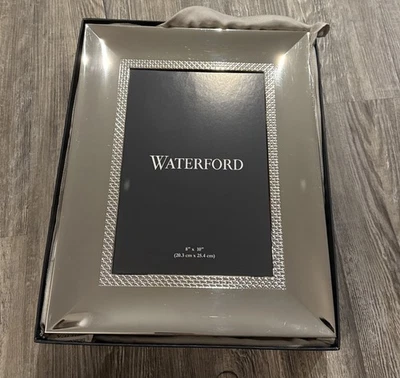 Фоторамка Waterford LISMORE LACE PLATINUM 8 x 10 — СЕРЕБРИСТАЯ - Изображение 1 из 4