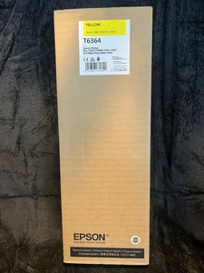 Cartucho de tinta amarillo original Epson T6364 fecha: septiembre de 2020 - Imagen 1 de 3
