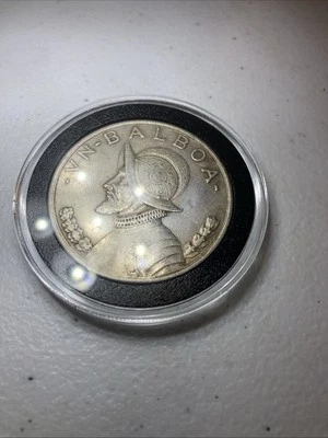 1931 Panama 1 Balboa Silver Coin ! - Image 1 of 2