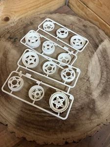 Tamiya Sand Scorcher/Frog/Grasshopper/Hornet (EVO) Front And Rear Wheels. NEW - Picture 1 of 3