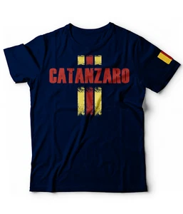 Tshirt Catanzaro Fußball Mannschaft Ultras Stadion Ceravolo Stadt Kurve Kalabrien Tor - Bild 1 von 5