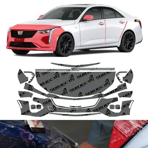Cadillac CT4-V 20-24 y capó de parachoques deportivo protección de pintura precortada película transparente PPF - Imagen 1 de 6