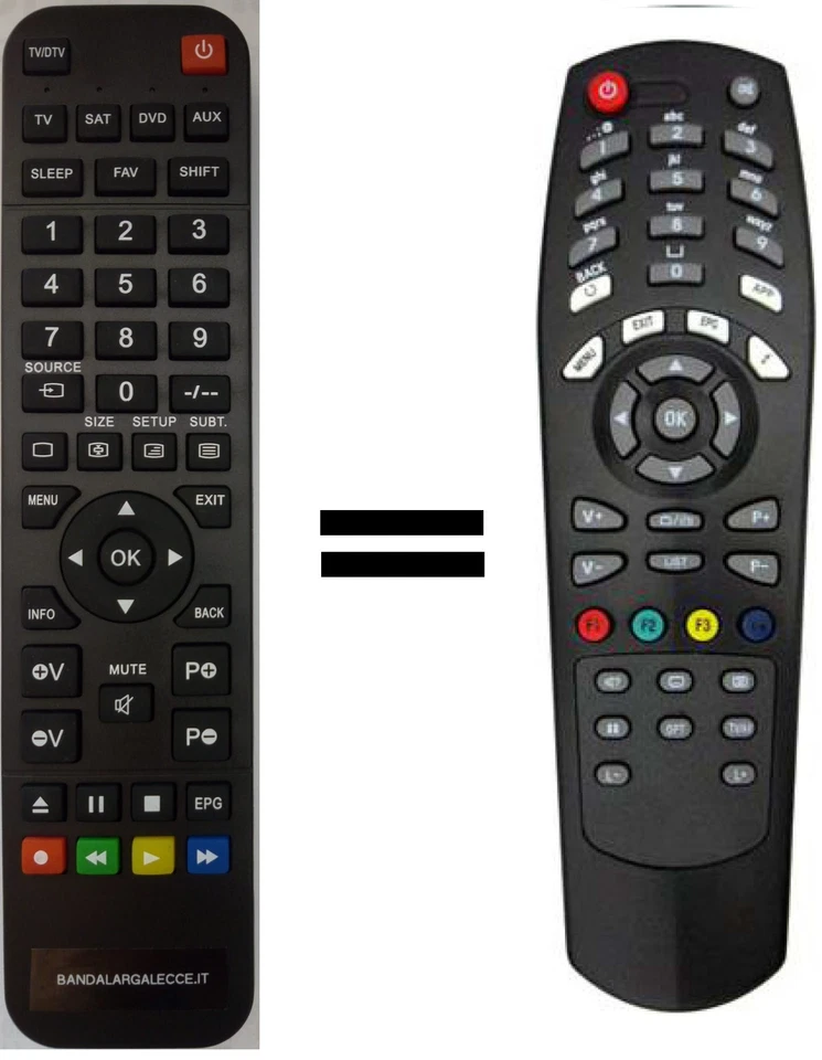 Telecomando gia' programmato per TOPFIELD - Immagine 1 di 1