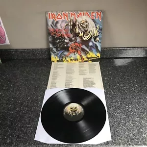 LP VINYL IRON MAIDEN THE NUMBER OF THE BEAST EMC 3400 UK 1ST PRESS 1982 NM-/NM- - Picture 1 of 14