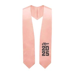 Endea Graduation Pink Class of 2025 Graduation Stole/Sash - Picture 1 of 10