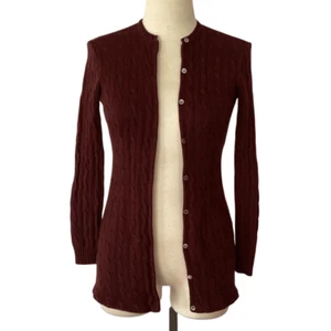 Ralph Lauren Black Label 100% Cashmere Cardigan Sweater Women’s Small - Picture 1 of 6