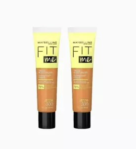 Maybelline Fit Me Tinted Moisturizer, Natural Coverage, 330, 1 fl oz - 2 PACK - Picture 1 of 3