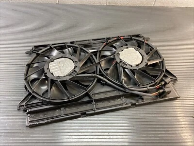 Unidade condensadora radiador conjunto ventilador duplo refrigeração Audi Q5 2018-2023 OEM NOTA - Imagem 1 de 4