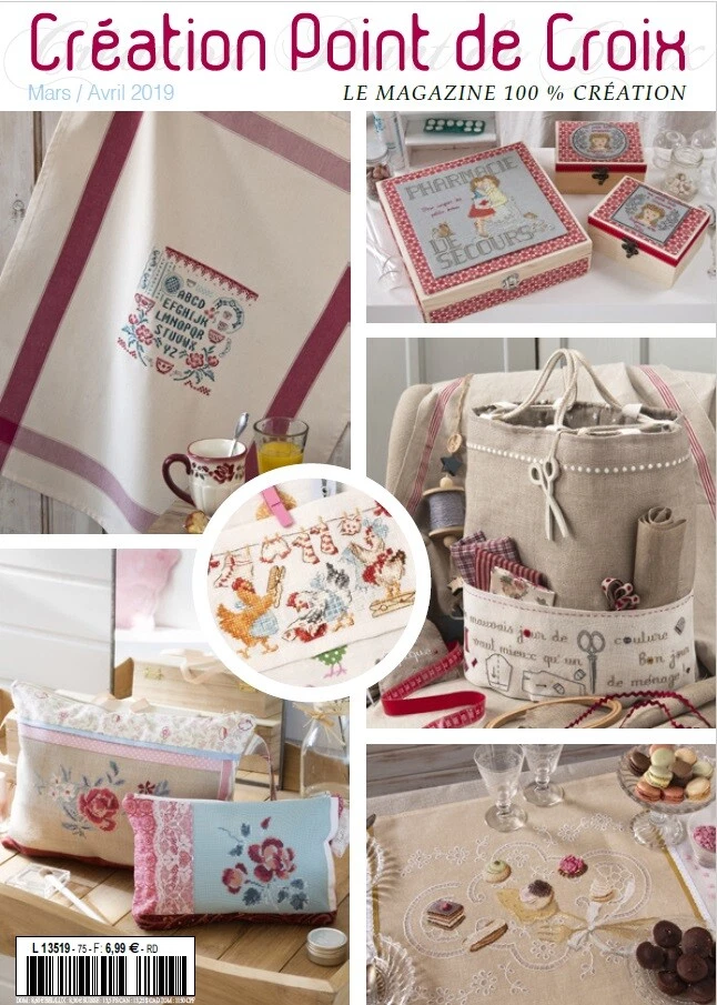 French cross stitch magazine Creation point de croix No.75 - Image 1 of 1