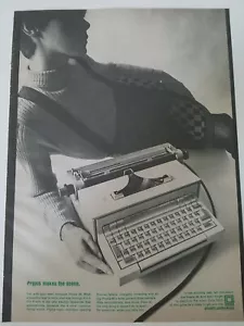 Olivetti Praxis 48 elektrische Schreibmaschine Vintage Geschäftsmaschine Anzeige von 1961 - Bild 1 von 1