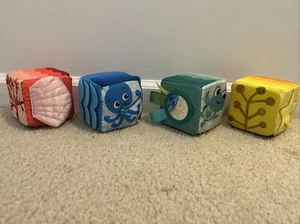 Baby Einstein Explore & Discover Soft Blocks Red/Blue/Yellow/Green: Set Of 4 - Picture 1 of 1