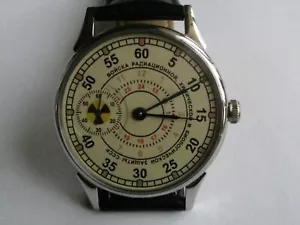 Soviet Watch Molnija USSR radiation protection troops 1Q-63s vintage military - Picture 1 of 11