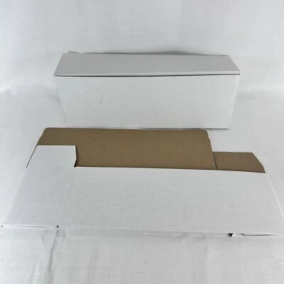 ULINE White Boxes 12" x 4" x 3" ~ Bundles of 25 Boxes - Image 1 of 4