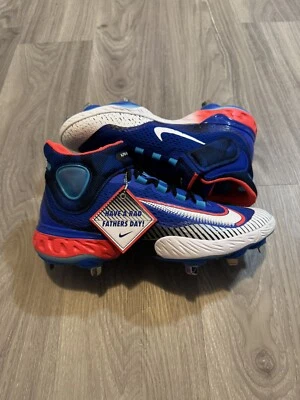 Nike Alpha Huarache Elite 4 Mid Fathers Day Baseball Cleats FD5517-400 Size 11.5 - Image 1 of 4