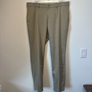 Pantalones de golf Nike para hombre 34x30 caqui Dri-Fit beige ajuste estándar poliéster spandex - Imagen 1 de 7