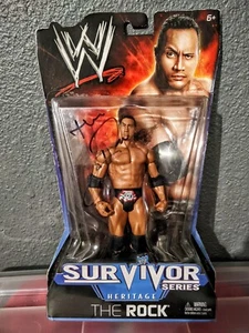 Dwayne Johnson Inscription The Rock Toys Survivor Series Autograph Signed Jsa Lo - Picture 1 of 2