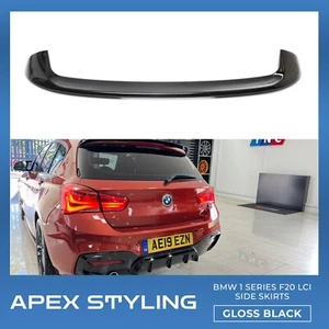 Alerón trasero estilo rendimiento BMW Serie 1 F20 negro brillante 2011-19 - Imagen 1 de 4