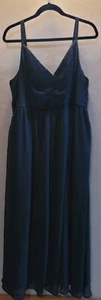 NWT Torrid Black Floral Pleated Maxi Dress Plus Size 00 (10) Chiffon Smocked - Picture 1 of 4