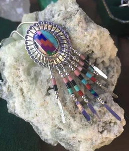Native American Turquoise Pendant - Picture 1 of 2