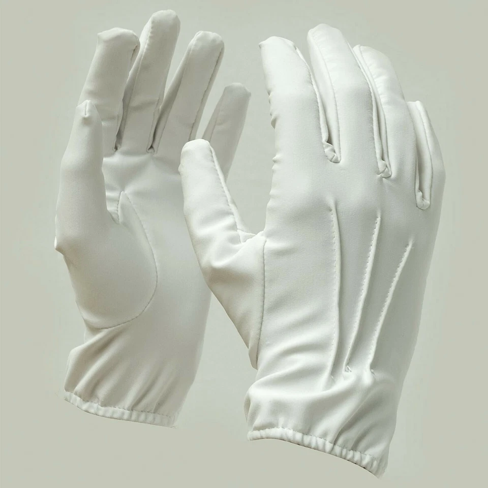 White Ceremonial Gloves - Image 1 of 1