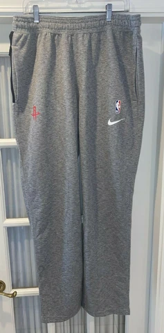 Houston Rockets Nike NBA Authentics XL - Tall dri-fit pants team issued Grey Red Cover