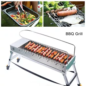 Electric Charcoal Grill Automatic BBQ USB Household Rotary Barbecue Machine - Picture 1 of 14