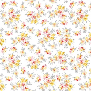 Tischdecke Alena aus Linclass® Airlaid 80 x 80 cm, 20 Stück - Gerbera Blüten - Bild 1 von 2