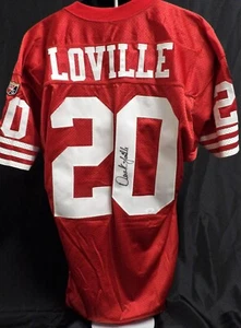 Derek Loville signiertes authentisches Trikot San Francisco 49ers JSA authentisch - Bild 1 von 5