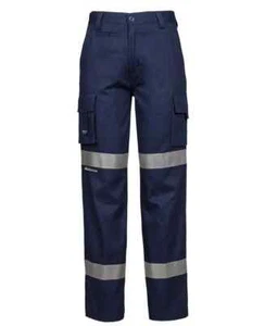JBS Wear Ladies Navy with Reflective Tape Work Pants Size: 14 - Picture 1 of 1