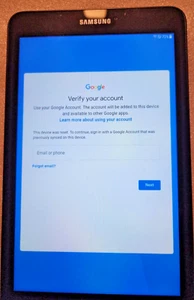 Samsung Galaxy Tab E 8" Tablet SM-T377A **READ FULL DISCRIPTION** - Picture 1 of 3