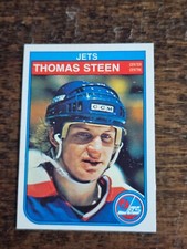 1982-83 O-PEE-CHEE NHL HOCKEY #391 THOMAS STEEN RC ROOKIE WINNIPEG JETS