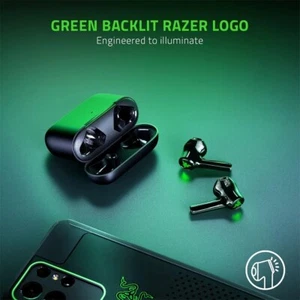Razer Hammerhead True Wireless X Bluetooth 5.2 Gaming Mode In-Ear Earbuds NEW - Picture 1 of 8