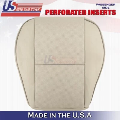 2001 to 2005 For Lexus IS300 Passenger Bottom Perforated Leather Seat Cover Tan - Image 1 of 4