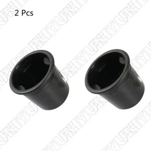 2Pcs Black Plastic Cup Holders For Boat RV Car Truck Ship Yacht Inserts 90*80mm - Picture 1 of 6
