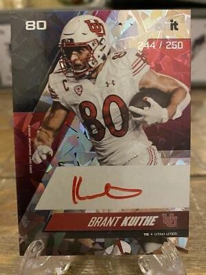 ONIT Athlete 2023 Signature Series Brant Kuithe SP #244/250 Utah Utes Red Auto - Image 1 of 2