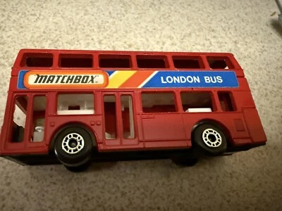Lesney Matchbox 1981 London Bus MB51 #51 Red Original Box Made in England 095 - Image 1 of 4