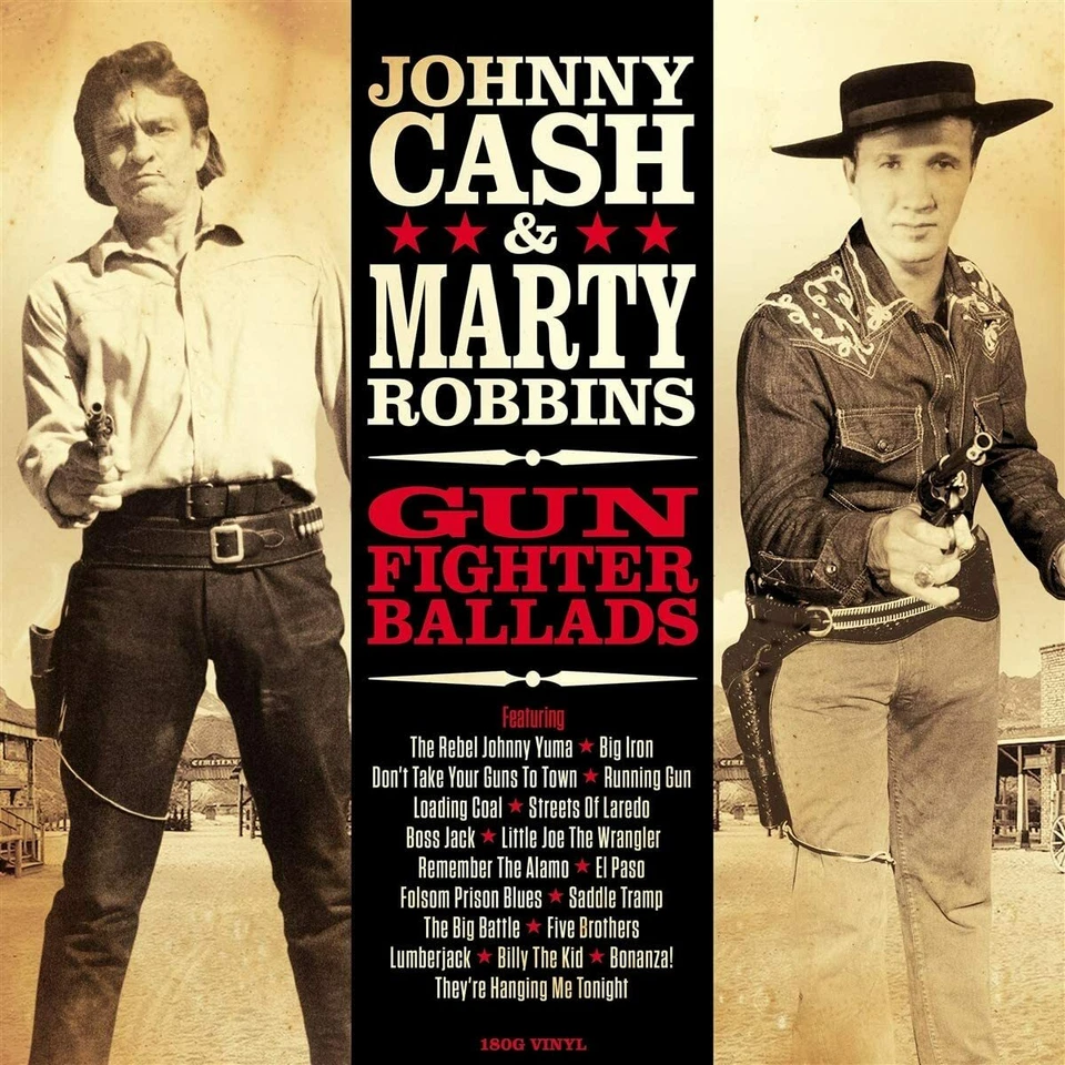 JOHNNY CASH & MARTY ROBBINS - GUN FIGHTER BALLADS (180G VINYL LP) NEW/SEALED - Image 1 of 1