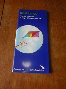 Silverlink Trains Timetable Book Summer 2003