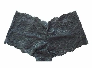 Size Large Shimmery Cheeky Lace Boyshort Rene Rofe Panties Hipsters NEW NWT SEXY - Picture 1 of 31